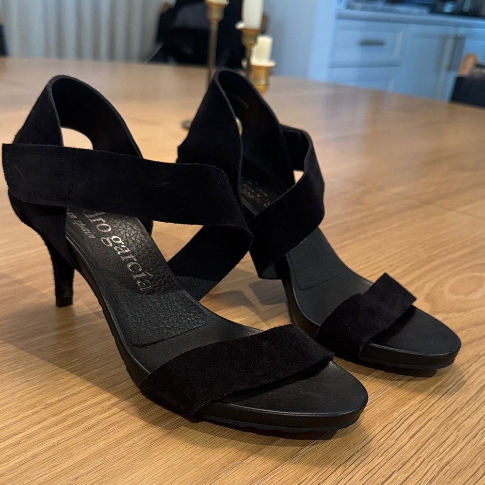 Pedro Garcia Black Castoro West Sandals